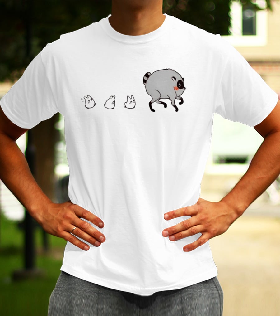 Stephanie Mai Jimothy Raccoon Little Spirits Figuren Raccoon T-Shirt