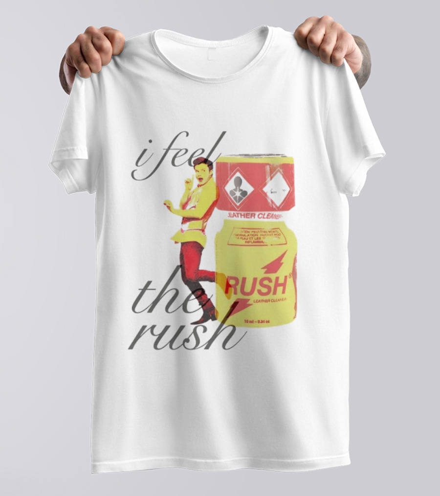 I Feel The Rush Leather Cleaner Chris Colfer T-Shirt