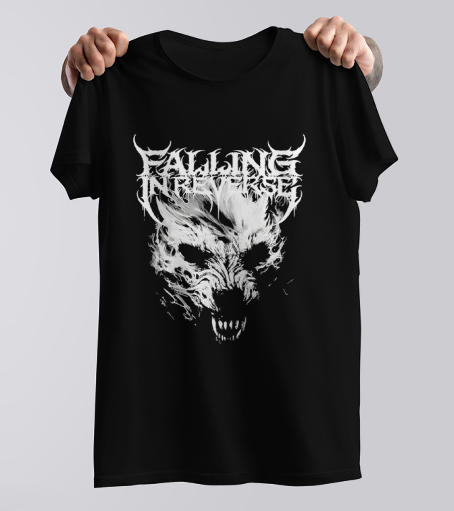 Falling In Reverse Wolf Band Rock Metal T-Shirt