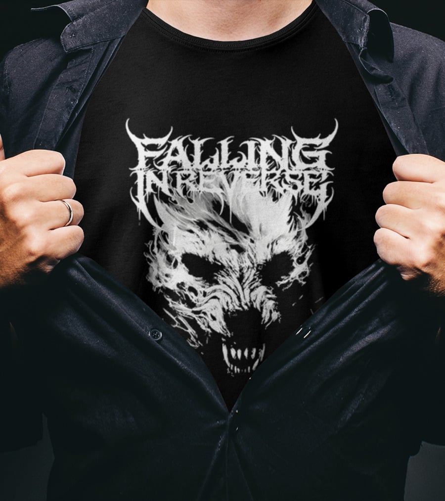 Falling In Reverse Wolf Band Rock Metal T-Shirt