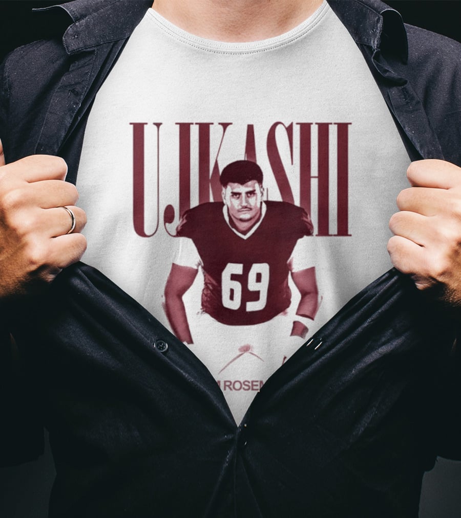 Ujkashi 69 Center Football Player From Rosemont Illinois T-Shirt