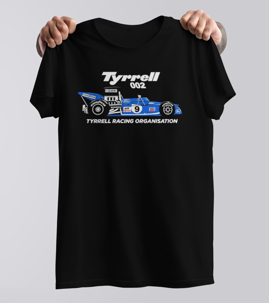 Francois Cevert Tyrrell 002 Ford Racing Tyrrell Racing Organisation T-Shirt
