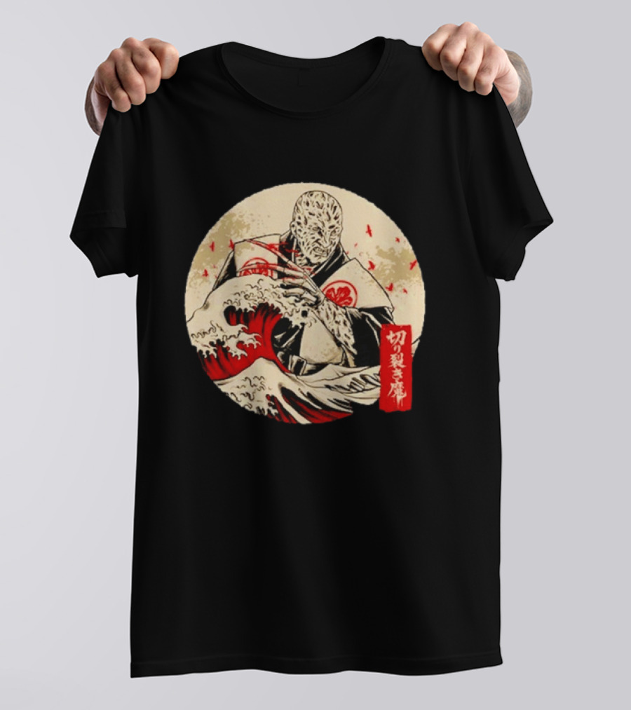 Freddy Krueger A Nightmare On Elm Street Japanese The Nightmare Samurai Ukiyo E T-Shirt