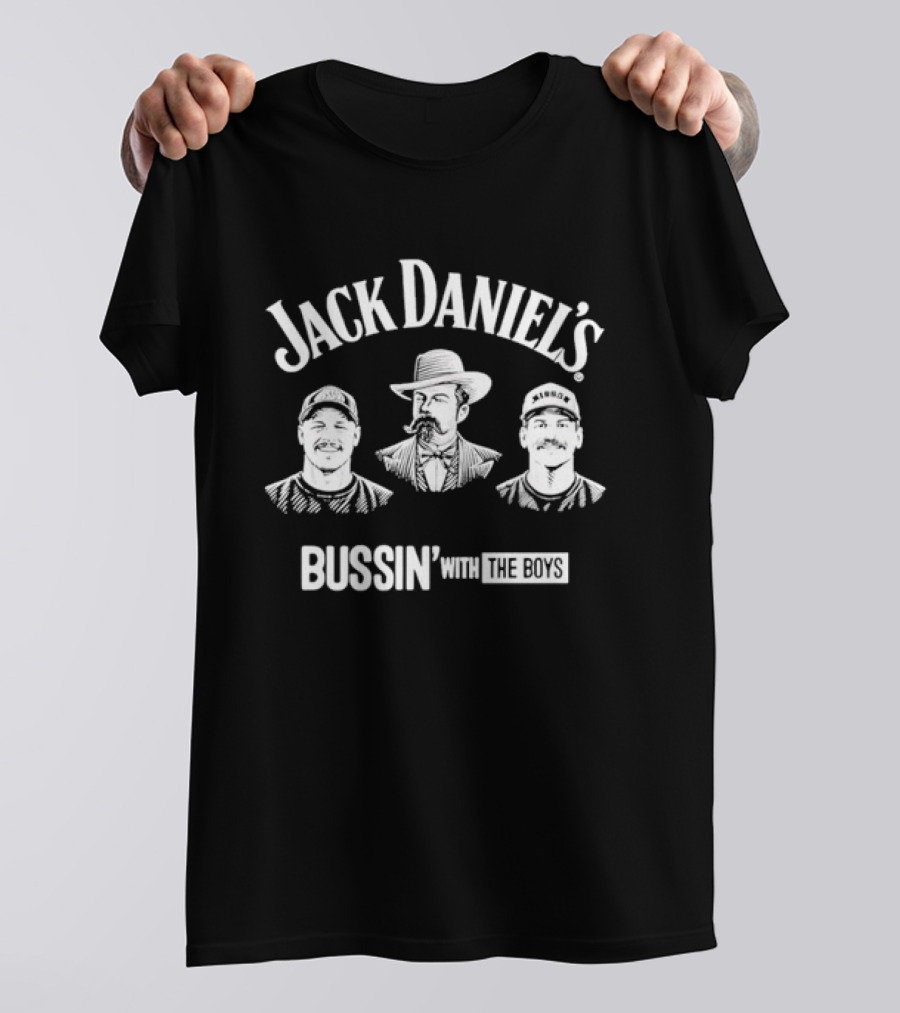 Jack Daniels Bussin With The Boys Will Compton Taylor Lewan T-Shirt