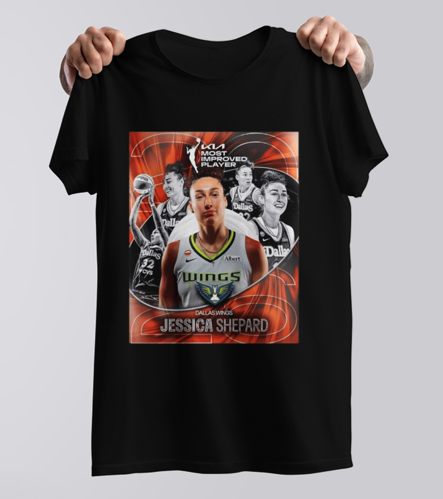 WNBA Most Improved Player 2023 Dallas Wings Jessica Shepard T-Shirt