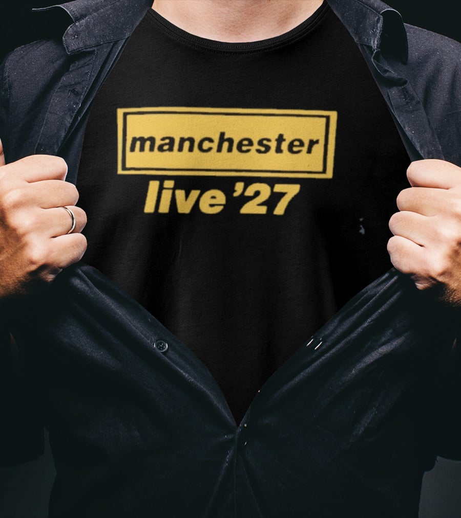 Oasis Manchester Live 27 Vintage Concert T-Shirt