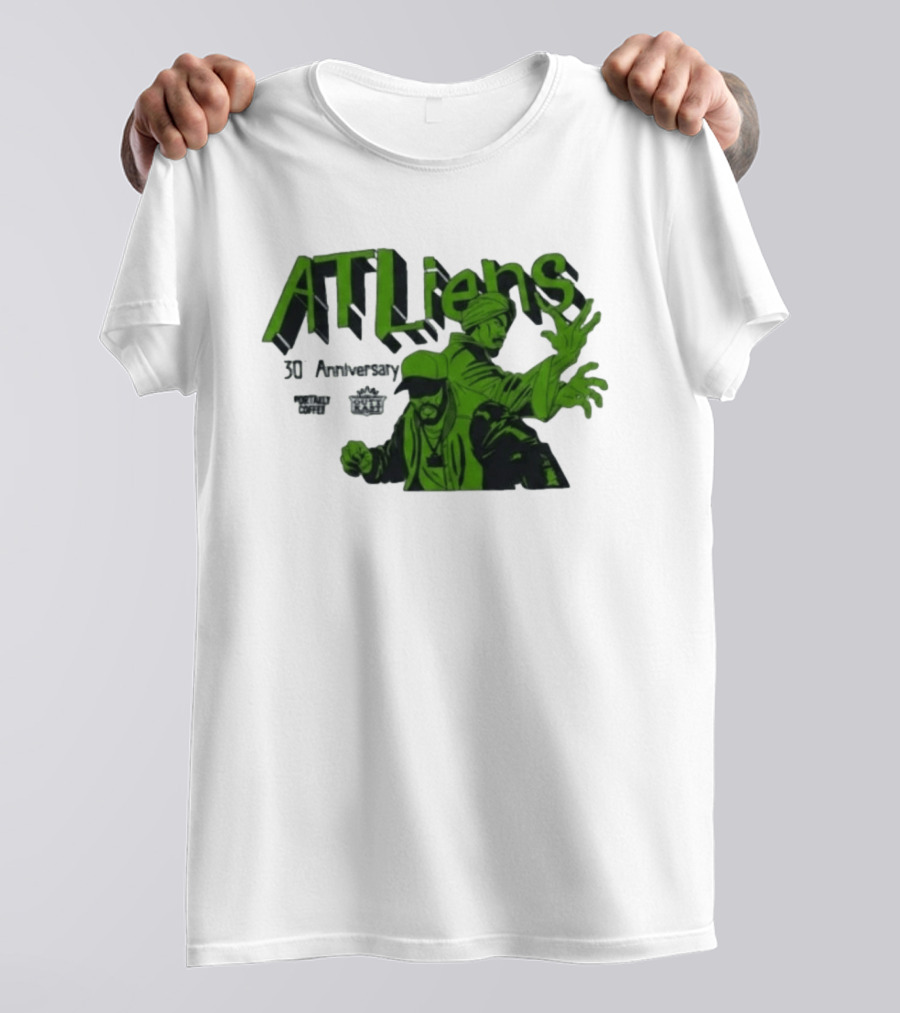 Outkast ATLiens 30th Anniversary Portaely Coffee Hip Hop Legends 90s Rap T-Shirt