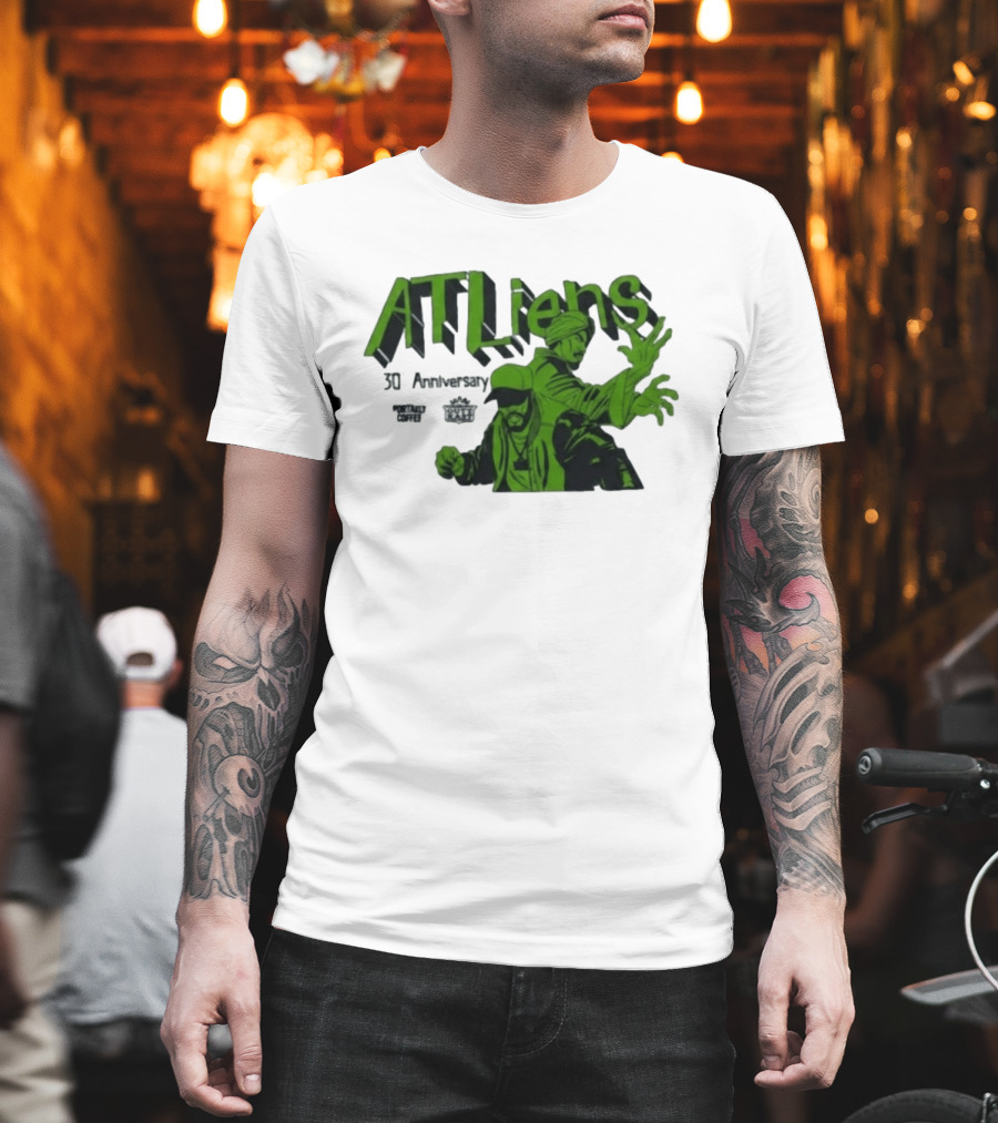 Outkast ATLiens 30th Anniversary Portaely Coffee Hip Hop Legends 90s Rap T-Shirt