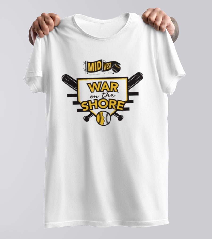 Midwest Softball City War On The Shore Softball 5th Annual T-Shirt