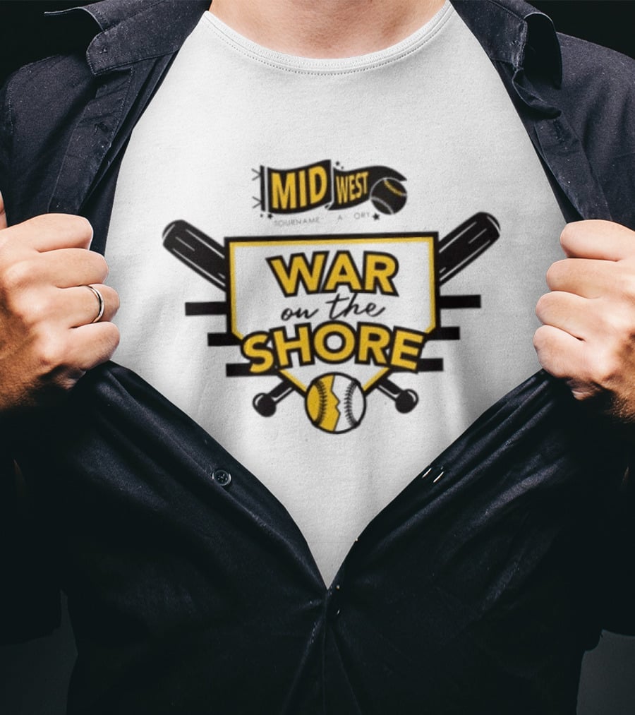 Midwest Softball City War On The Shore Softball 5th Annual T-Shirt