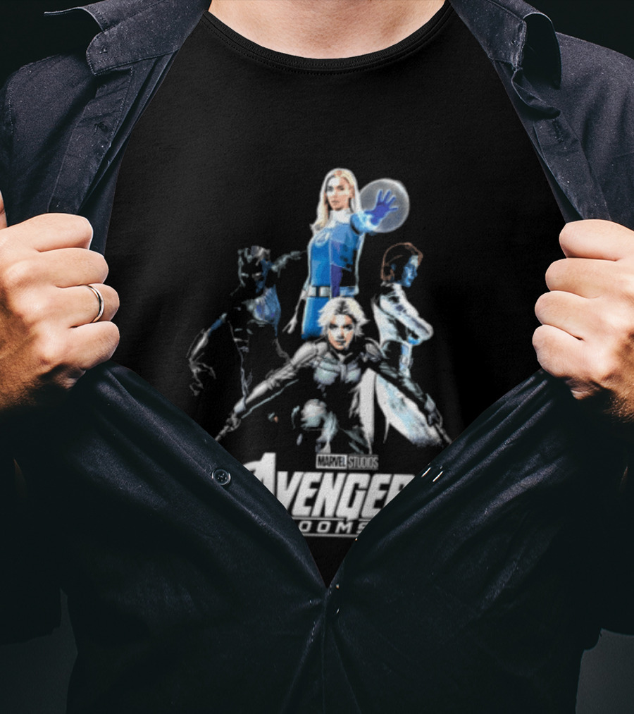 Marvel Avengers Age Of Ultron Heroes Cinematic Gathering T-Shirt
