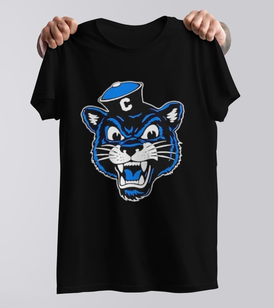 Columbia University Blue Panther Head T-Shirt