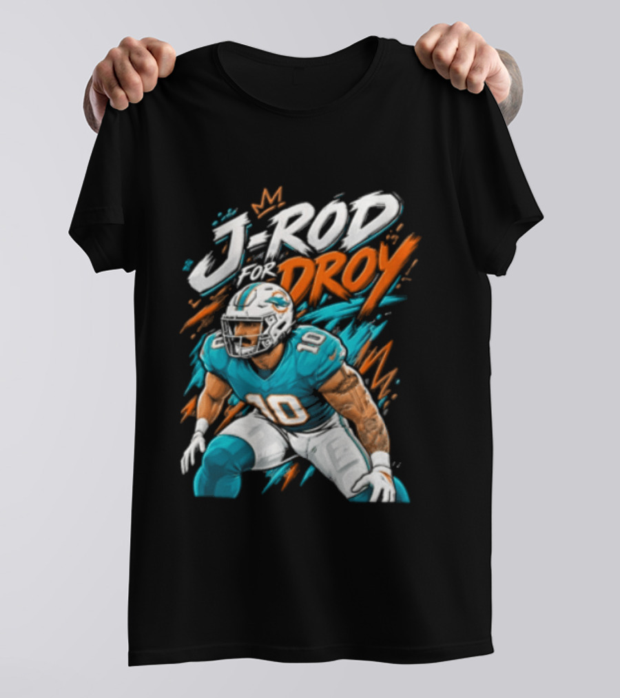 Miami Dolphins J Rod Droy Tyreek Hill Fan T-Shirt