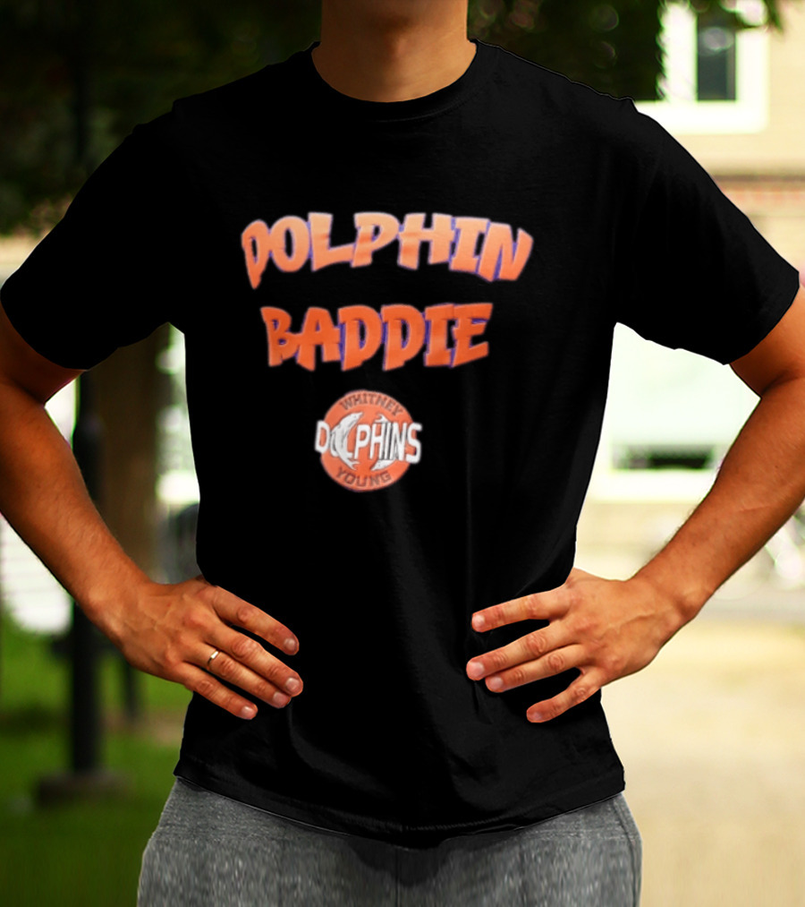 Miami Dolphins Dolphin Baddie Whitney Young T-Shirt