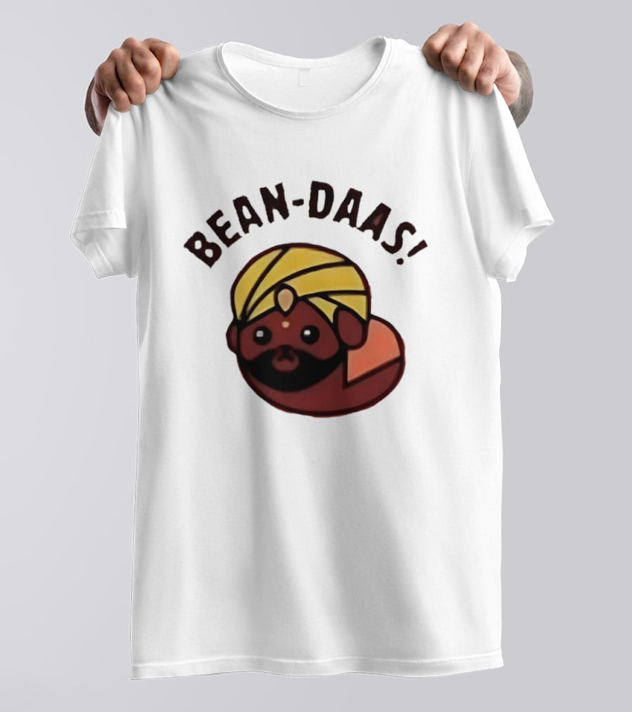 Bean Daas Turbaned Character With Mustache And Beard T-Shirt
