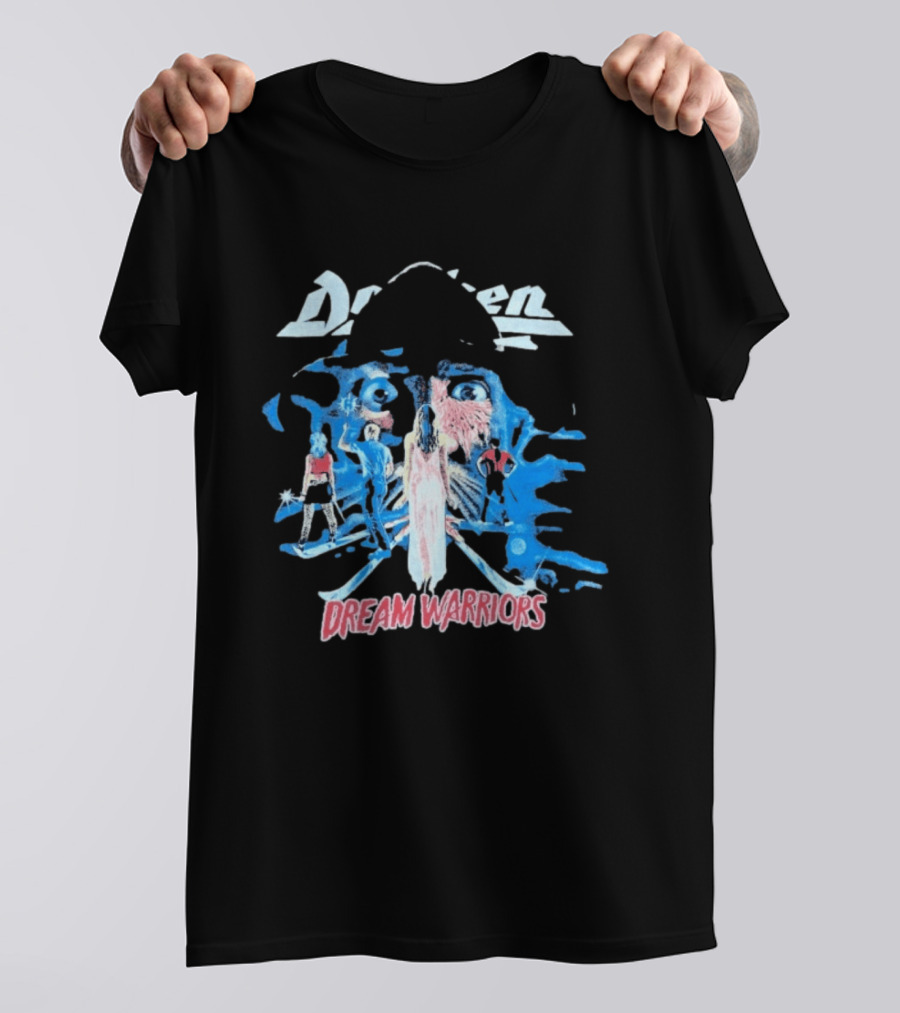 Dokken Dream Warriors A Nightmare On Elm Street Horror Music Collaboration T-Shirt