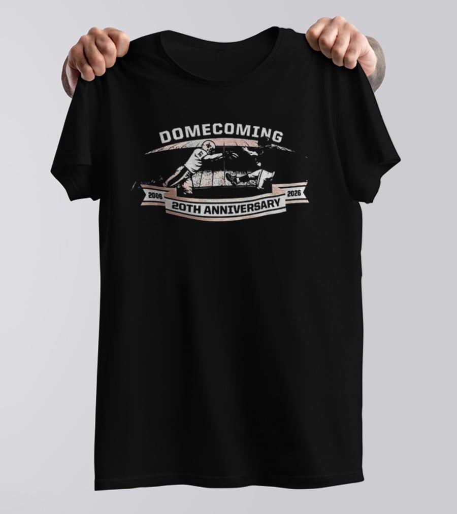Domecoming New Orleans Saints 20th Anniversary 2006 2026 T-Shirt