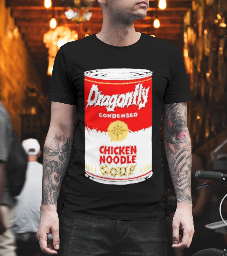Dragonfly Condensed Chicken Noodle Soup T-Shirt