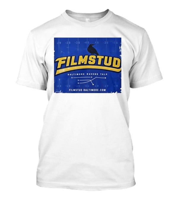 Filmstud Baltimore Ravens Talk Football FilmstudBaltimore.com T-Shirt