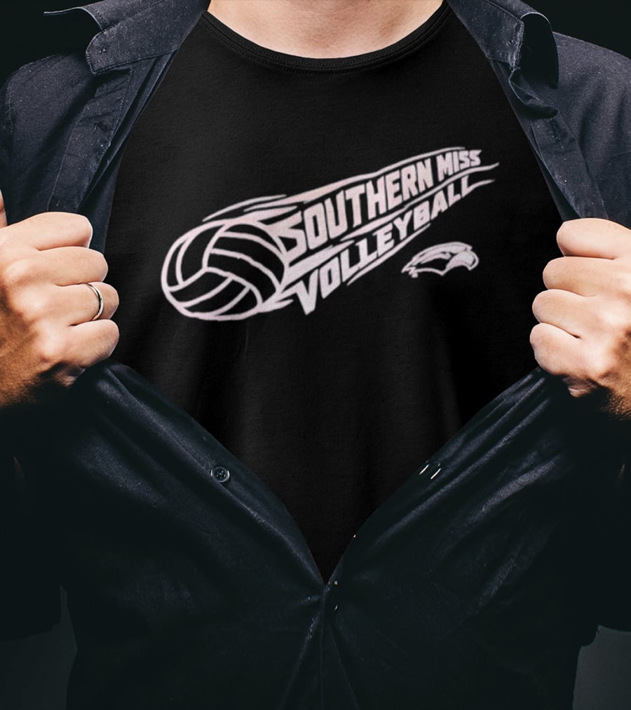 Southern Miss Volleyball Golden Eagles NCAA Sports Team Fan Gear T-Shirt