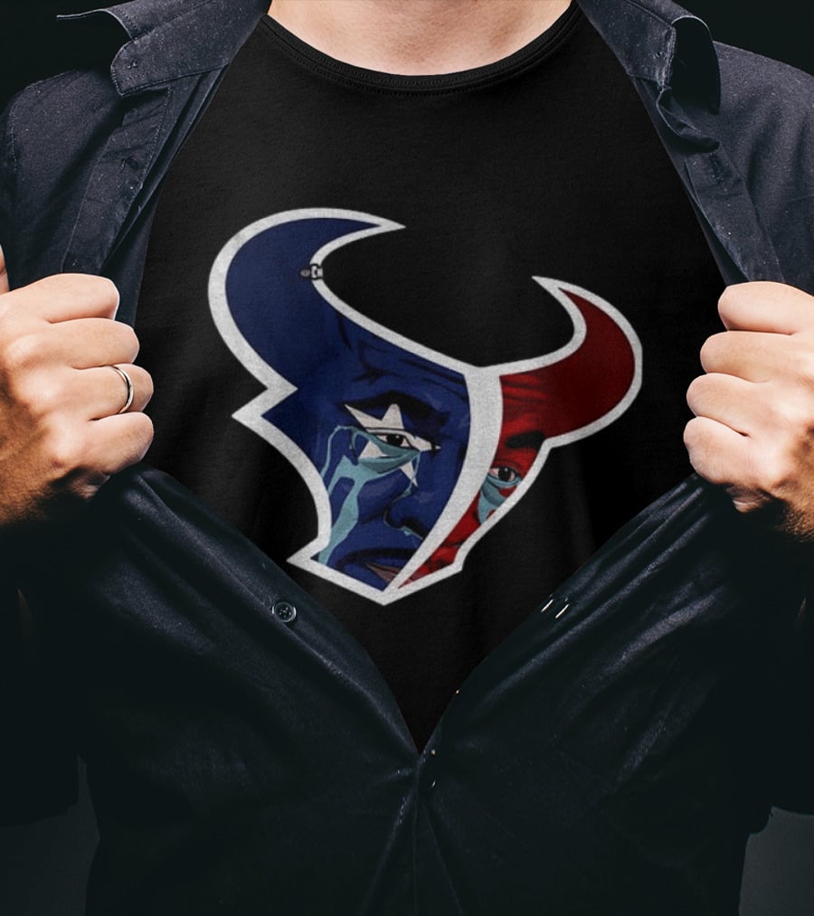 The Rock Crying Face Houston Texans T-Shirt
