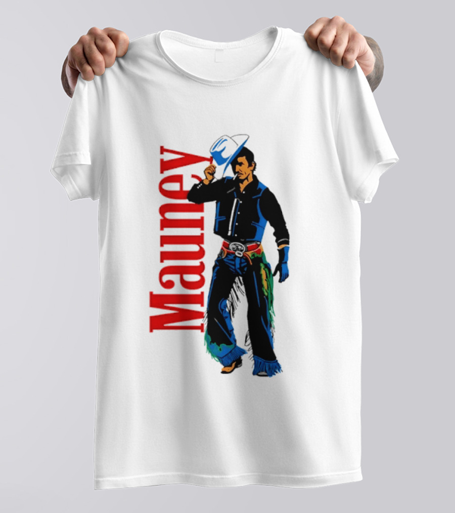 JB Mauney Bull Rider Cowboy Style Western T-Shirt