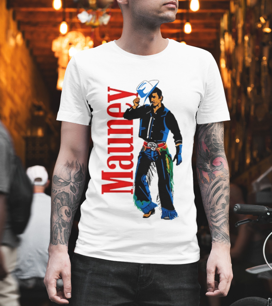 JB Mauney Bull Rider Cowboy Style Western T-Shirt