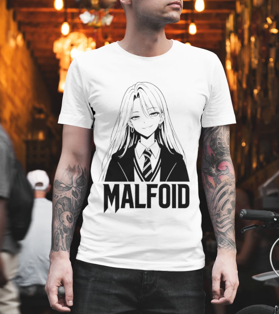 Malfoid Anime Wizard School Manga T-Shirt