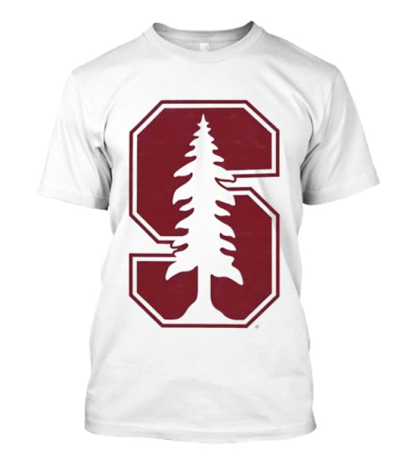 Stanford University Cardinal Block S Tree Logo NCAA T-Shirt