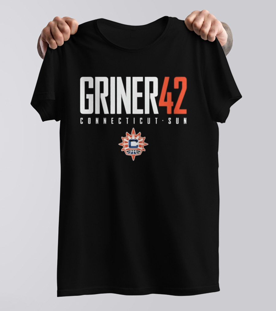 Griner 42 Connecticut Sun WNBA Basketball T-Shirt