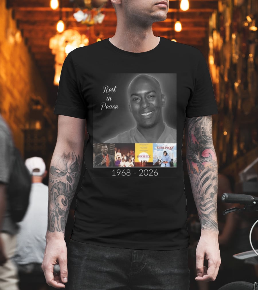 Rest In Peace Reggie McFadden 1968 2026 In Living Color Def Comedy Jam Little Nicky The Inkwell T-Shirt