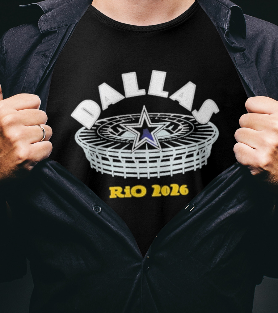 Dallas Cowboys Rio 2026 Stadium Game T-Shirt