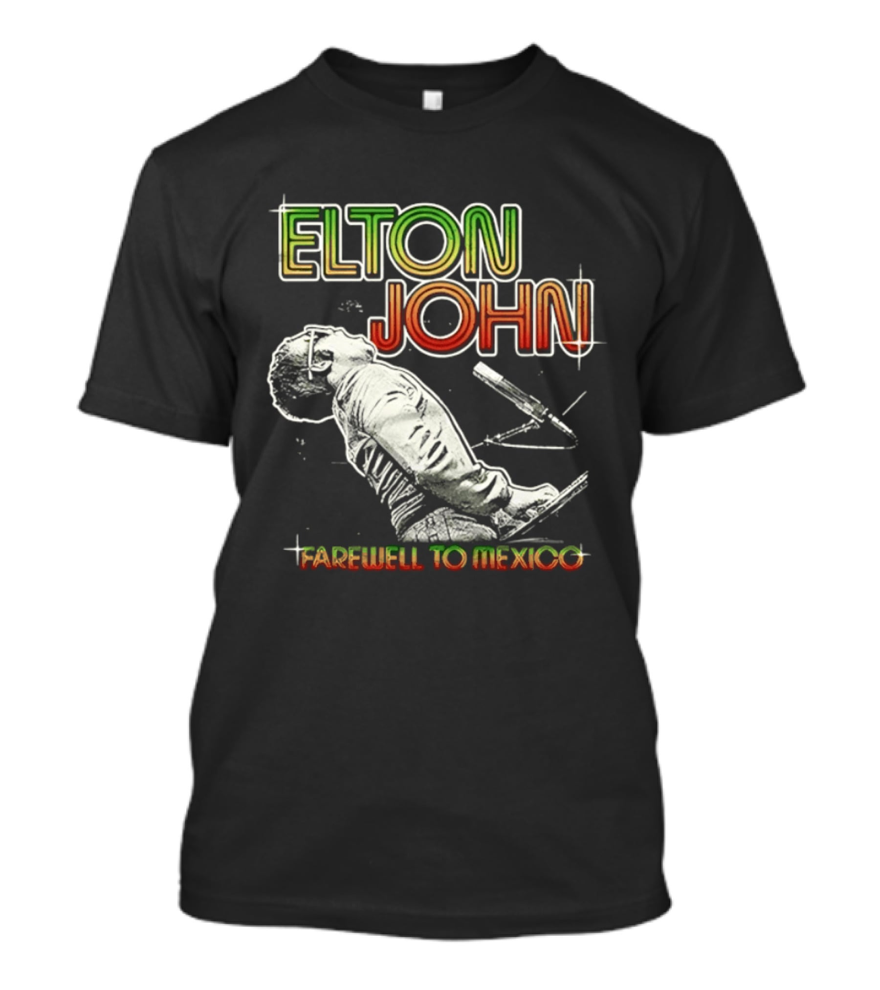 Elton John Farewell To Mexico Music Legend T-Shirt