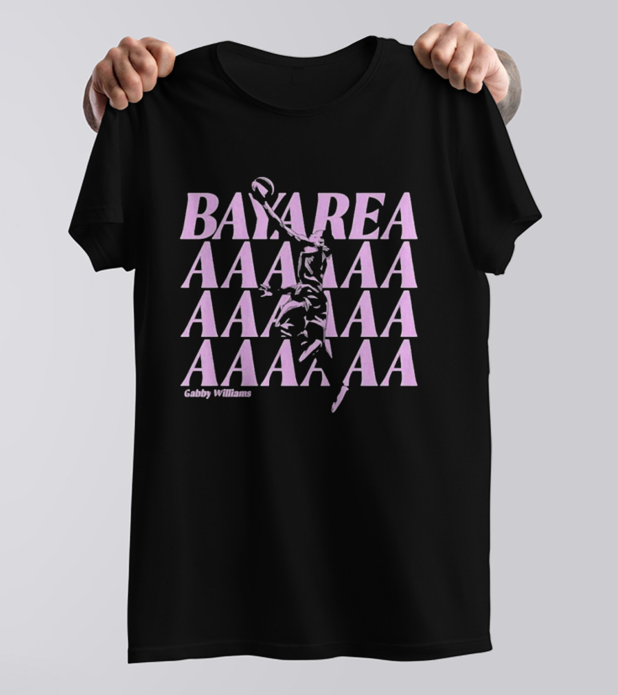 Gabby Williams Bay Areaaaa Basketball Iconic Dunk T-Shirt