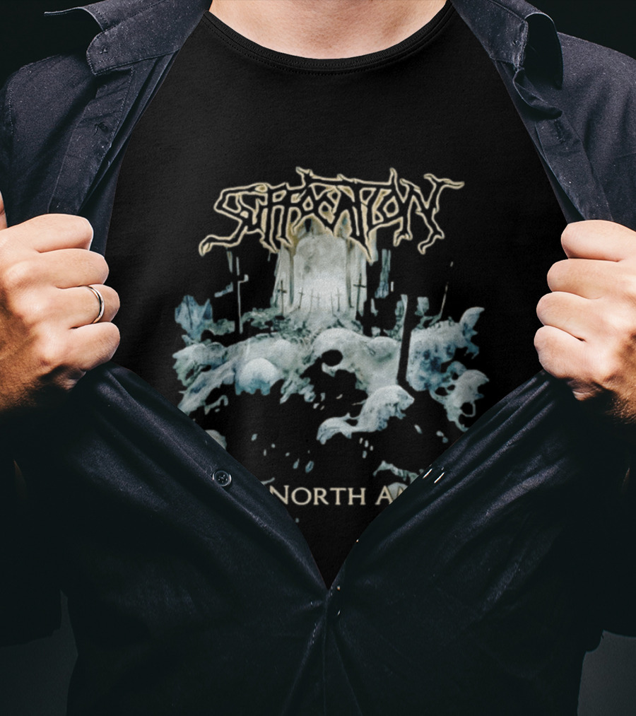 Suffocation Live In North America Tour Concert Metal Scene T-Shirt