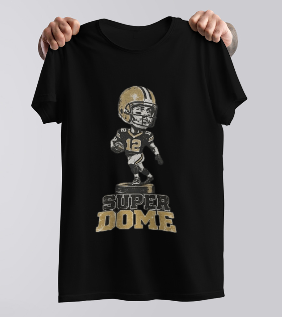Super Dome Chris Olave New Orleans Saints Football Player #12 T-Shirt