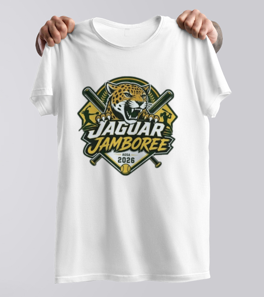 AGSA 2026 Jaguar Jamboree Ashwaubenon Baseball Softball Event T-Shirt