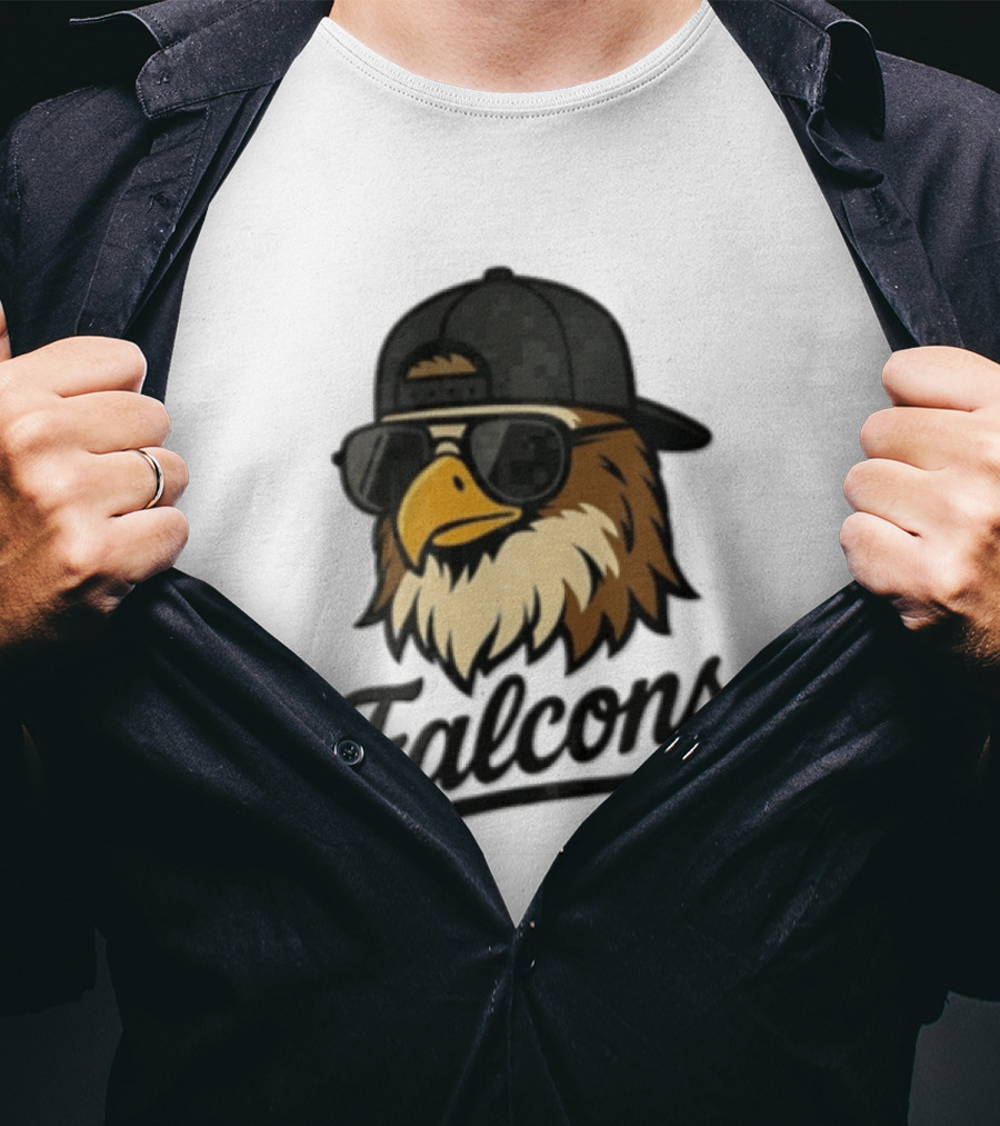 Falcons Eagle Sunglasses Baseball Cap T-Shirt