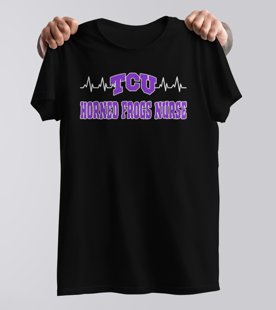 TCU Horned Frogs Nurse Heartbeat T-Shirt