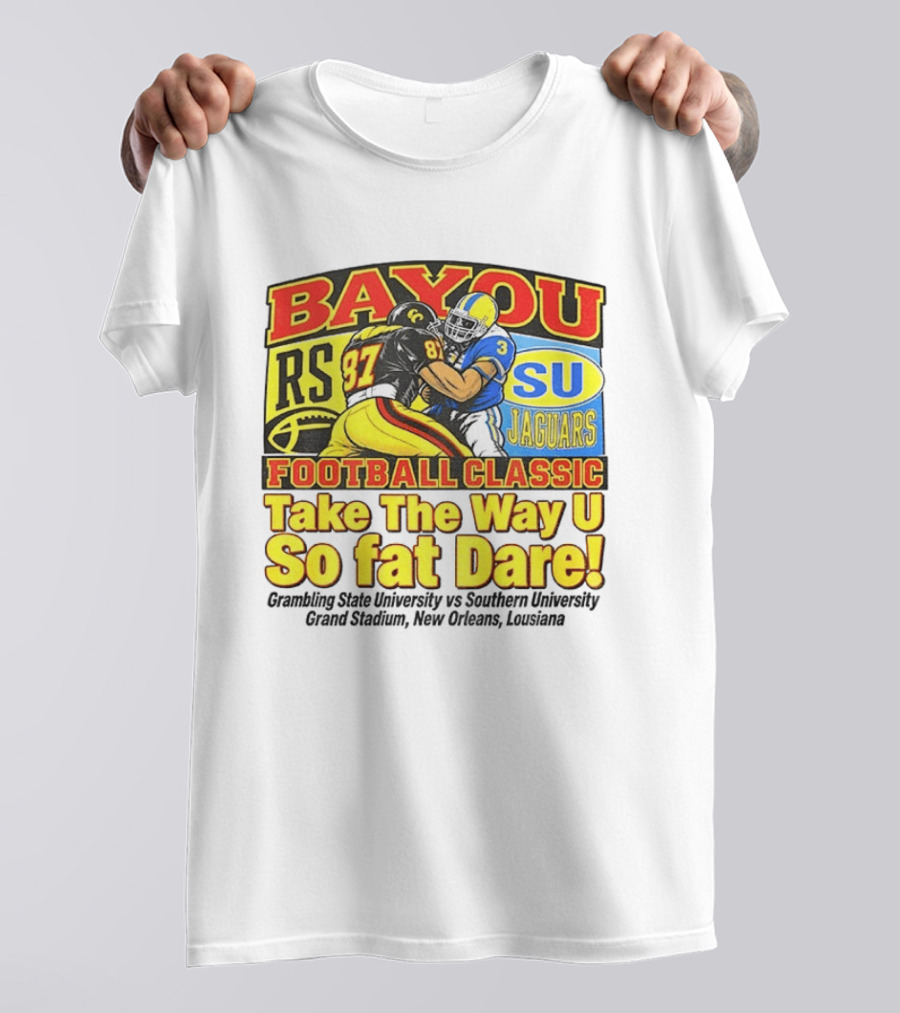 Bayou Classic Football Grambling State Vs Southern University Grand Stadium New Orleans T-Shirt