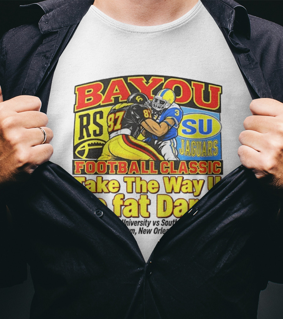 Bayou Classic Football Grambling State Vs Southern University Grand Stadium New Orleans T-Shirt