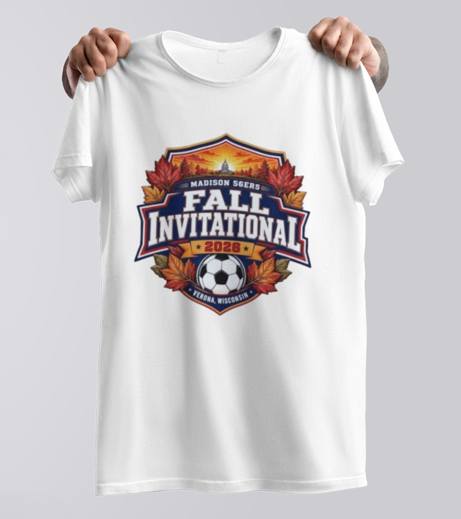 Madison 56ers Fall Invitational 2026 Verona Wisconsin Soccer Event T-Shirt