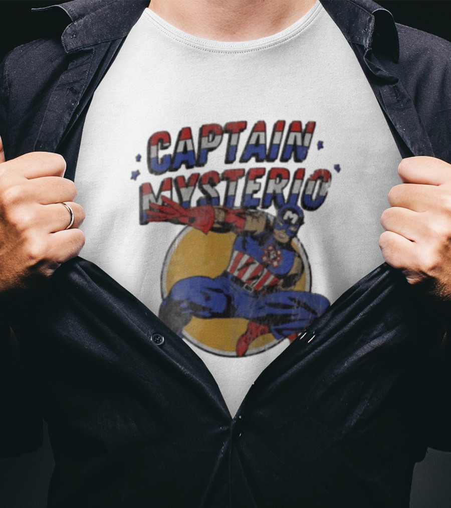 Captain Mysterio America Costume Wrestling Hero T-Shirt
