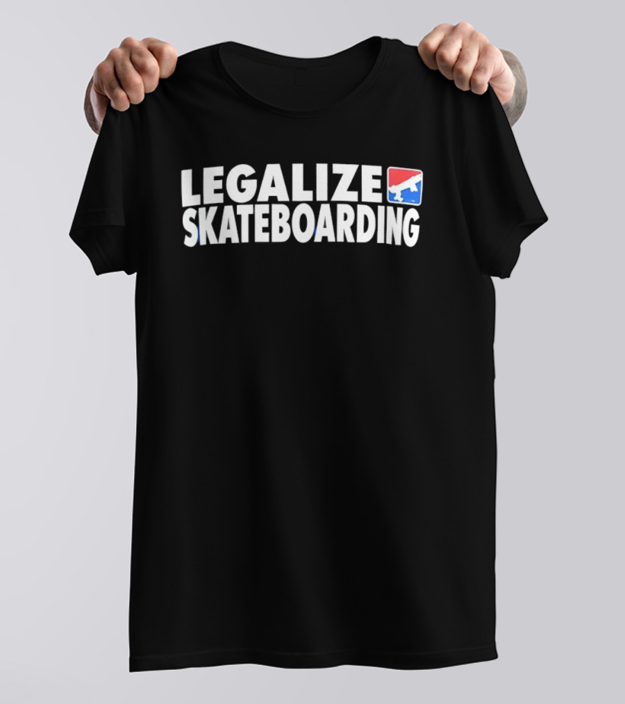 Legalize Skateboarding Skater Culture Movement T-Shirt