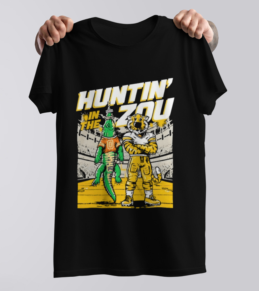 Huntin' In The Zou Missouri Tigers Stadium Rivalry T-Shirt