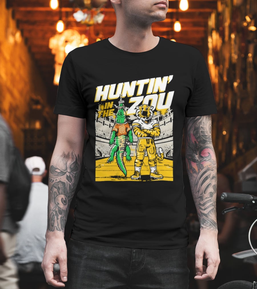 Huntin' In The Zou Missouri Tigers Stadium Rivalry T-Shirt