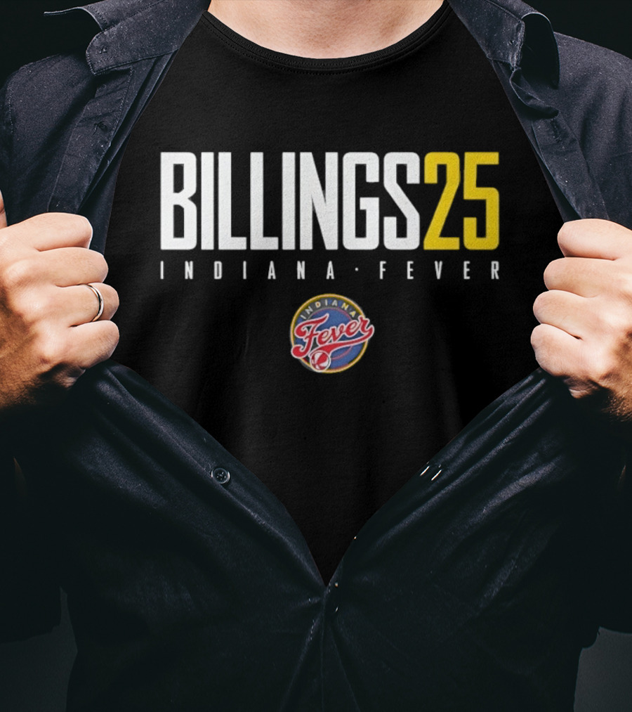 Billings 25 Indiana Fever WNBA Fever T-Shirt