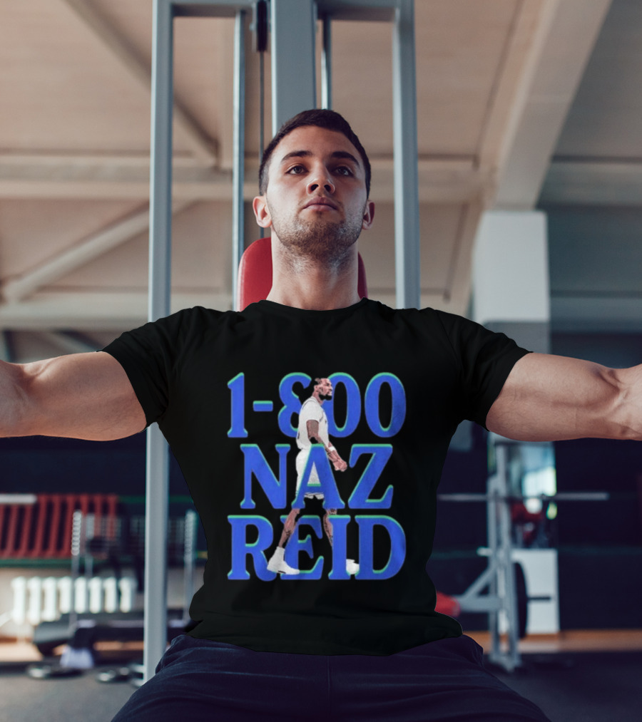 1 800 Naz Reid Minnesota Timberwolves Basketball T-Shirt