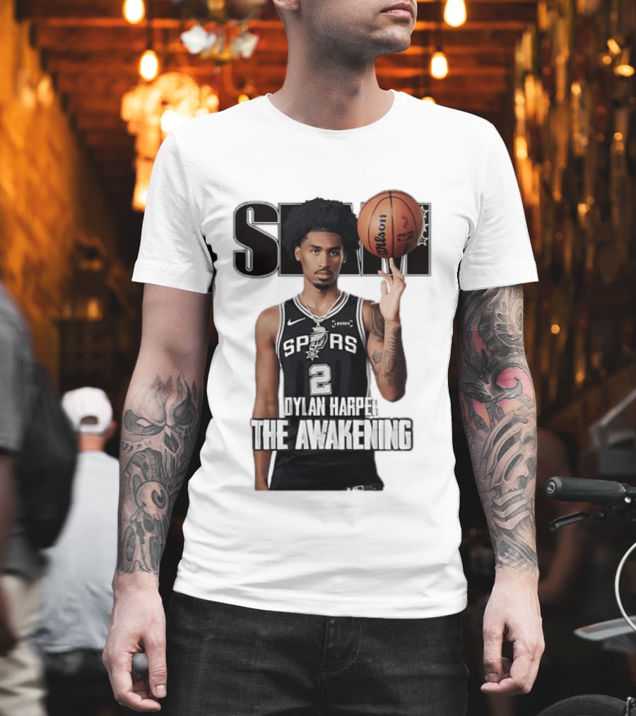 Dylan Harper 2 San Antonio Spurs The Awakening Slam NBA Basketball Cover T-Shirt