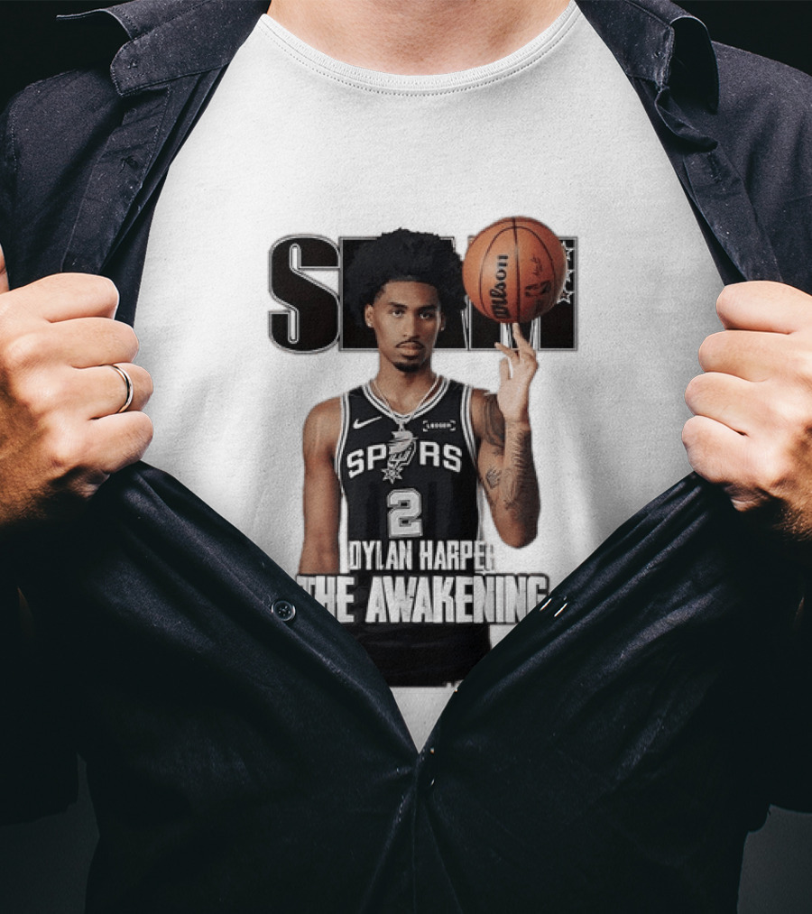 Dylan Harper 2 San Antonio Spurs The Awakening Slam NBA Basketball Cover T-Shirt